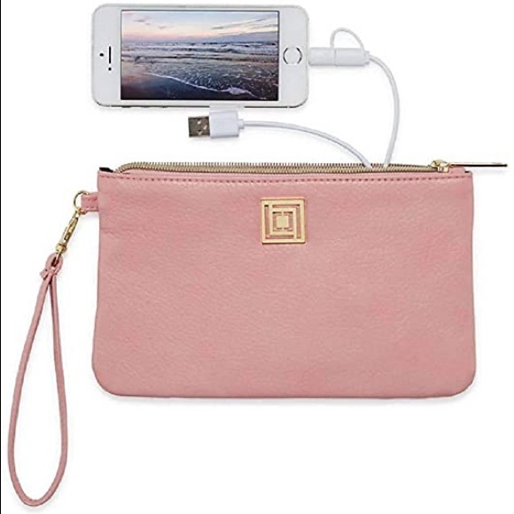 Liz Claiborne | Pink Phone Charging Wristlet Wallet NWT - Picture 1 of 8